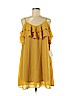 Lulu's 100% Polyester Yellow Casual Dress Size M - photo 1