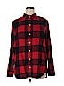 Old Navy 100% Cotton Red Long Sleeve Button-Down Shirt Size XL - photo 1
