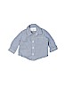 Koala Baby 100% Cotton Blue Long Sleeve Button-Down Shirt 0-3 MO / 3 MO - photo 1