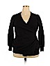 ELOQUII Black Long Sleeve Top Size 18 - 20 Plus - photo 1