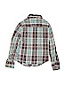 Justice Plaid Gray Long Sleeve Button-Down Shirt Size 12 - photo 2