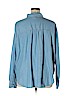Old Navy 100% Lyocell Blue Long Sleeve Button-Down Shirt Size XL - photo 2