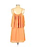 Mossimo 100% Polyester Orange Casual Dress Size S - photo 2