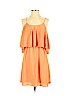 Mossimo 100% Polyester Orange Casual Dress Size S - photo 1