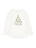 Cynthia Rowley TJX 100% Cotton White Long Sleeve T-Shirt Size 5 - 6 - photo 1