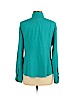 MICHAEL Michael Kors 100% Polyester Teal Long Sleeve Blouse Size L - photo 2