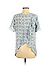 Loft design by... 100% Polyester Blue Short Sleeve Blouse Size M (petite) - photo 2