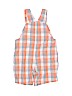 Calvin Klein Checkered-gingham Orange Overall Shorts 12-18 MO / 18 MO - photo 2