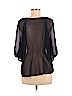 a.n.a. A New Approach 100% Polyester Black 3/4 Sleeve Blouse Size M (petite) - photo 2