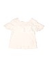 Gap Kids 100% Cotton Solid White Short Sleeve Blouse Size 4 - 5 - photo 2