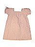 Zef 100% Cotton Solid Tan Dress Size 4 - photo 1