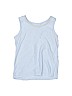 Uniqlo Solid Blue Tank Top Size 100 cm / US 3-4 - photo 1
