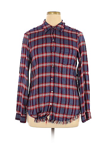 Karen Kane Long Sleeve Button-Down Shirt (view 1)