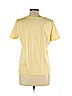 Ellen Tracy Yellow Short Sleeve Silk Top Size L - photo 2