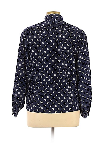 Oscar De La Renta expressions Long Sleeve Blouse (view 2)