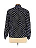 Oscar De La Renta expressions 100% Polyester Blue Long Sleeve Blouse Size 14 - photo 2