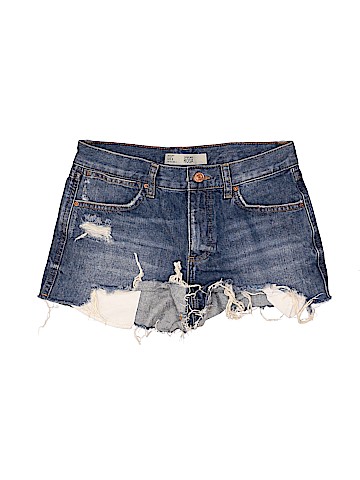 Topshop Denim Shorts (view 1)