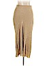 DKNY 100% Silk Tan Silk Skirt Size 10 (petite) - photo 1
