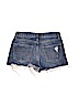 Topshop 100% Cotton Blue Denim Shorts Size 8 - photo 2