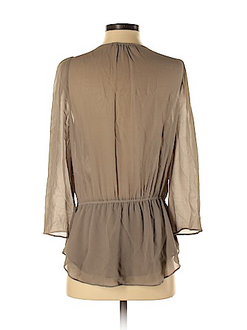 Babaton 3/4 Sleeve Silk Top (view 2)