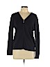Jeane Pierre 100% Cotton Black Cardigan Size L - photo 1