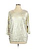 Chico's Gold Short Sleeve Top Size XL (3) - photo 1