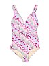 Betsey Johnson Purple One Piece Swimsuit Size M - photo 1