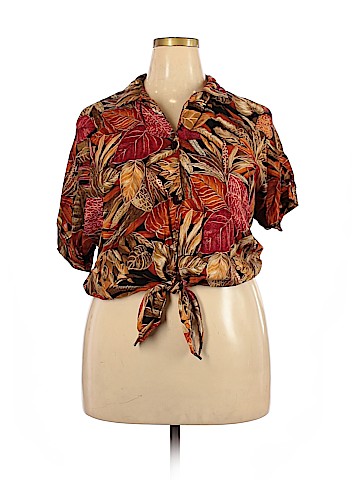 Michele Leslie of California Short Sleeve Button-Down Shirt (view 1)