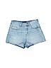 Club Monaco 100% Cotton Blue Denim Shorts Size 27 waist - photo 1
