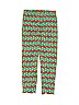 J. Khaki 100% Cotton Chevron-herringbone Polka Dots Green Leggings Size 6 - photo 1