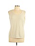 Lafayette 148 New York Ivory Sleeveless Blouse Size L - photo 1