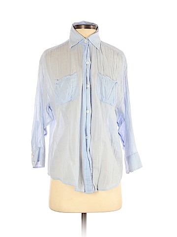 Elizabeth and James 3/4 Sleeve Button-Down Shirt (view 1)