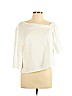 Tibi 100% Cotton White Short Sleeve Blouse Size 12 - photo 1