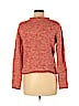 Margaret O'Leary 100% Cashmere Orange Cashmere Pullover Sweater Size Lg (2) - photo 2