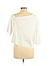 Tibi 100% Cotton White Short Sleeve Blouse Size 12 - photo 2