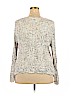 Nic + Zoe White Pullover Sweater Size XXL - photo 2