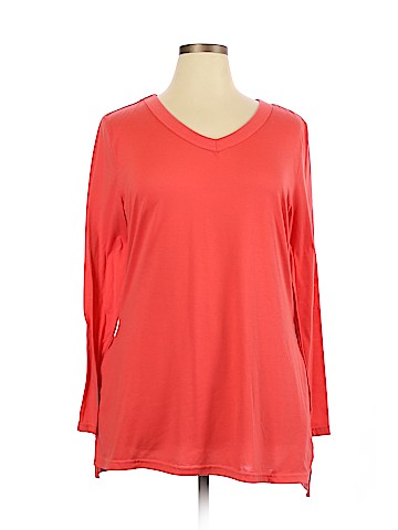 Allegra K Long Sleeve T-Shirt (view 1)
