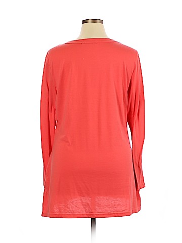 Allegra K Long Sleeve T-Shirt (view 2)