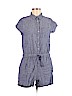 Cynthia Rowley TJX 100% Linen Blue Romper Size M - photo 1