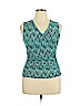 Classiques Entier Teal Sleeveless Top Size XL - photo 1