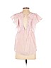 Lucky Brand 100% Cotton Pink Short Sleeve Blouse Size XS - photo 2