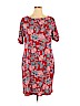Karen Scott Red Casual Dress Size 1X - photo 1