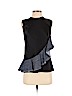 Helmut Lang Black Sleeveless Blouse Size S - photo 1