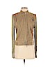 St. John Sport 100% Suede Tan Leather Jacket Size S - photo 1