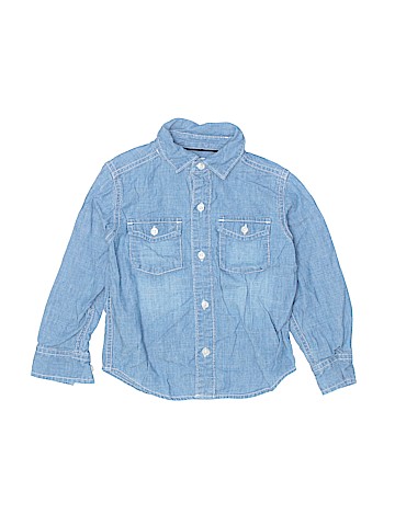 Carter's Long Sleeve Button-Down Shirt (view 1)