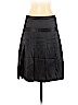 Burberry 100% Silk Black Silk Skirt Size 4 - photo 2