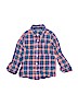 OshKosh B'gosh 100% Cotton Blue Long Sleeve Button-Down Shirt Size 4 - photo 1