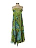 Free People 100% Silk Green Casual Dress Size 4 - photo 1