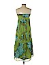 Free People 100% Silk Green Casual Dress Size 4 - photo 2