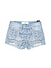 Hollister 100% Cotton Blue Denim Shorts Size 0 - photo 1